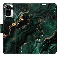 iSaprio Flip case Emerald 02 for Xiaomi Redmi Note 10 / Note 10S - Phone Case