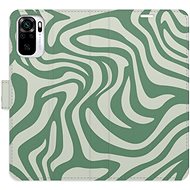 iSaprio Flip case Zebra Green 02 for Xiaomi Redmi Note 10 / Note 10S - Phone Case