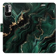 iSaprio Flip case Emerald 02 for Xiaomi Redmi Note 10 5G - Phone Case