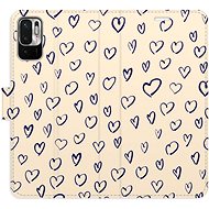 iSaprio Flip case Heart Light 02 for Xiaomi Redmi Note 10 5G - Phone Case