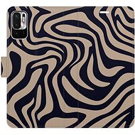 iSaprio Flip case Zebra Black 02 for Xiaomi Redmi Note 10 5G - Phone Case