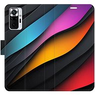 iSaprio Flip case Color Waves for Xiaomi Redmi Note 10 Pro - Phone Case