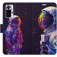 iSaprio Flip Case Neon Astronaut 02 for Xiaomi Redmi Note 10 Pro - Phone Case