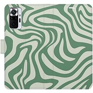iSaprio Flip case Zebra Green 02 for Xiaomi Redmi Note 10 Pro - Phone Case