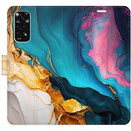 iSaprio Flip case Colourful Marble for Xiaomi Redmi Note 11 / Note 11S - Phone Case