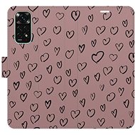 iSaprio Flip case Heart Dark 02 for Xiaomi Redmi Note 11 / Note 11S - Phone Case