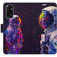 iSaprio Flip case Neon Astronaut 02 for Xiaomi Redmi Note 11 / Note 11S - Phone Case