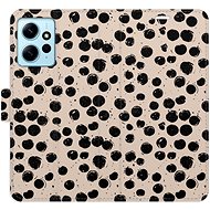 iSaprio Flip case Dotted 02 for Xiaomi Redmi Note 12 5G - Phone Case
