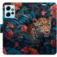 iSaprio Flip case Flower Jaguar 02 for Xiaomi Redmi Note 12 5G - Phone Case