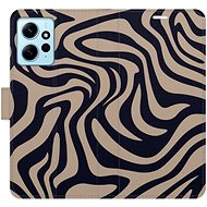 iSaprio Flip case Zebra Black 02 for Xiaomi Redmi Note 12 5G - Phone Case