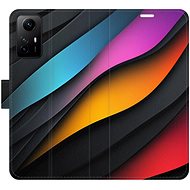 iSaprio Flip case Color Waves for Xiaomi Redmi Note 12S - Phone Case