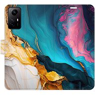 iSaprio Flip case Colourful Marble for Xiaomi Redmi Note 12S - Phone Case