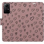 iSaprio Flip case Heart Dark 02 for Xiaomi Redmi Note 12S - Phone Case