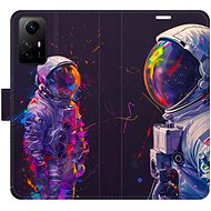 iSaprio Flip case Neon Astronaut 02 for Xiaomi Redmi Note 12S - Phone Case