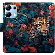 iSaprio Flip case Flower Jaguar 02 for Xiaomi Redmi Note 13 - Phone Case