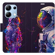 iSaprio Flip case Neon Astronaut 02 for Xiaomi Redmi Note 13 - Phone Case