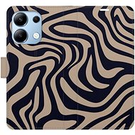iSaprio Flip case Zebra Black 02 for Xiaomi Redmi Note 13 - Phone Case