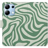 iSaprio Flip case Zebra Green 02 for Xiaomi Redmi Note 13 - Phone Case