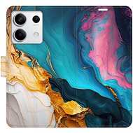 iSaprio Flip case Colourful Marble for Xiaomi Redmi Note 13 5G - Phone Case