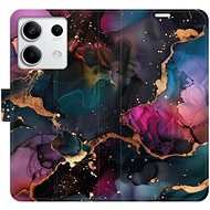 iSaprio Flip case Dark Marble for Xiaomi Redmi Note 13 5G - Phone Case