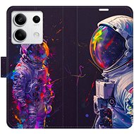 iSaprio Flip case Neon Astronaut 02 for Xiaomi Redmi Note 13 5G - Phone Case
