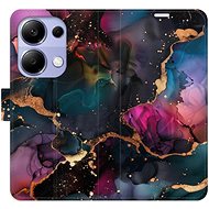 iSaprio Flip case Dark Marble for Xiaomi Redmi Note 13 Pro - Phone Case