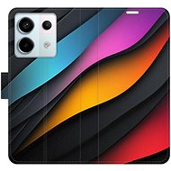 iSaprio Flip case Color Waves for Xiaomi Redmi Note 13 Pro 5G / Poco X6 5G - Phone Case
