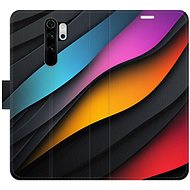 iSaprio Flip case Color Waves for Xiaomi Redmi Note 8 Pro - Phone Case
