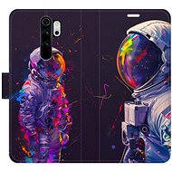 iSaprio Flip Case Neon Astronaut 02 for Xiaomi Redmi Note 8 Pro - Phone Case