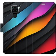 iSaprio Flip case Color Waves for Xiaomi Redmi Note 9 - Phone Case