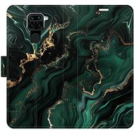iSaprio Flip case Emerald 02 for Xiaomi Redmi Note 9 - Phone Case