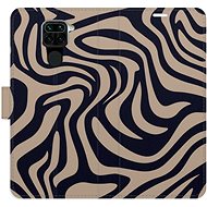 iSaprio Flip case Zebra Black 02 for Xiaomi Redmi Note 9 - Phone Case
