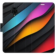 iSaprio Flip case Color Waves for Xiaomi Redmi Note 9 Pro / Note 9S - Phone Case