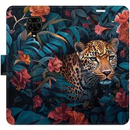 iSaprio Flip case Flower Jaguar 02 for Xiaomi Redmi Note 9 Pro / Note 9S - Phone Case