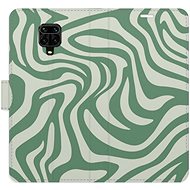 iSaprio Flip case Zebra Green 02 for Xiaomi Redmi Note 9 Pro / Note 9S - Phone Case