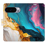 iSaprio Flip Case Colourful Marble for Google Pixel 10 / 10 Pro - Phone Case