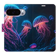 iSaprio Flip case Jellyfish for Google Pixel 10 / 10 Pro - Phone Case