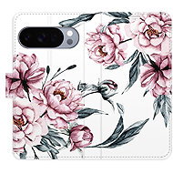 iSaprio Flip Case Pink Flowers for Google Pixel 10 / 10 Pro - Phone Case