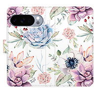 iSaprio Flip Case Succulents Pattern for Google Pixel 10 / 10 Pro - Phone Case