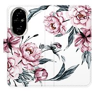iSaprio Flip Case Pink Flowers for Honor 200 Pro - Phone Cover