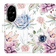 iSaprio Flip Case Succulents Pattern for Honor 200 Pro - Phone Cover
