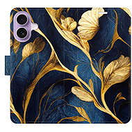 iSaprio Flip Case GoldBlue for iPhone 17 - Phone Case