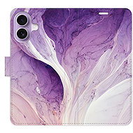iSaprio Flip Case Purple Paint for iPhone 17 - Phone Case