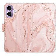 iSaprio Flip Case RoseGold Marble for iPhone 17 - Phone Case