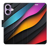 iSaprio Flip Case colour Waves for iPhone 17 - Phone Case