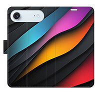 iSaprio Flip Case colour Waves for iPhone 17 Air - Phone Case