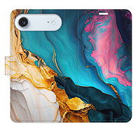 iSaprio Flip Case Colourful Marble for iPhone 17 Air - Phone Case
