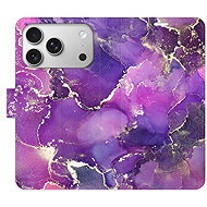 iSaprio Flip Case Purple Marble for iPhone 17 Pro - Phone Case