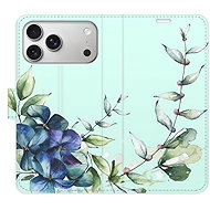 iSaprio Flip Case Blue Flowers for iPhone 17 Pro Max - Phone Case