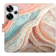 iSaprio Flip Case Colour Marble for Poco F6 - Phone Cover